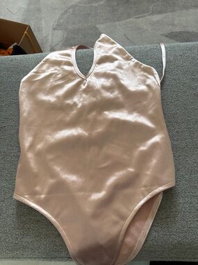 Girls' Shimmery Pink One-Piece Swimsuit